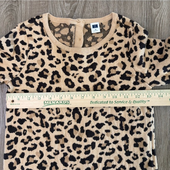 Janie and Jack Leopard Sweater Dress Girls 12 - Picture 5 of 9